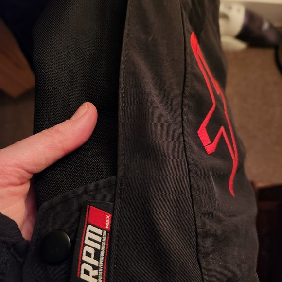 Ski-Doo X Snowmobile Snow Ski Pants Bibs Black White Small - Picture 6 of 14